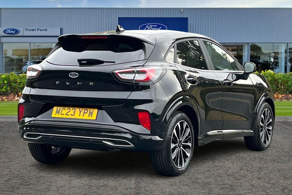 Ford Puma 1.0T Ecoboost Mhev St-line Vignale Suv Black #4