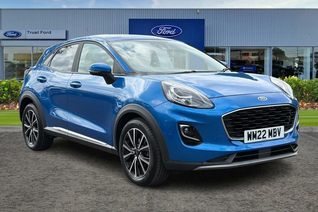 Ford Puma 1.0 Ecoboost Hybrid Mhev Titanium With Sat Nav Blue