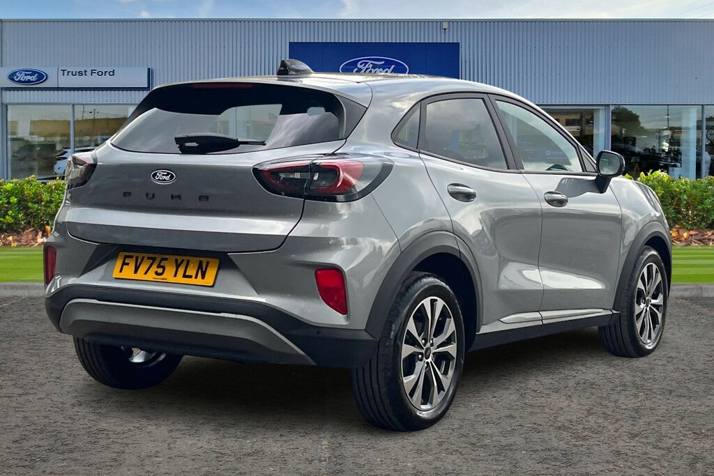 Ford Puma 1.0 Ecoboost Hybrid Mhev Titanium Dct FV75YLN Silver #4
