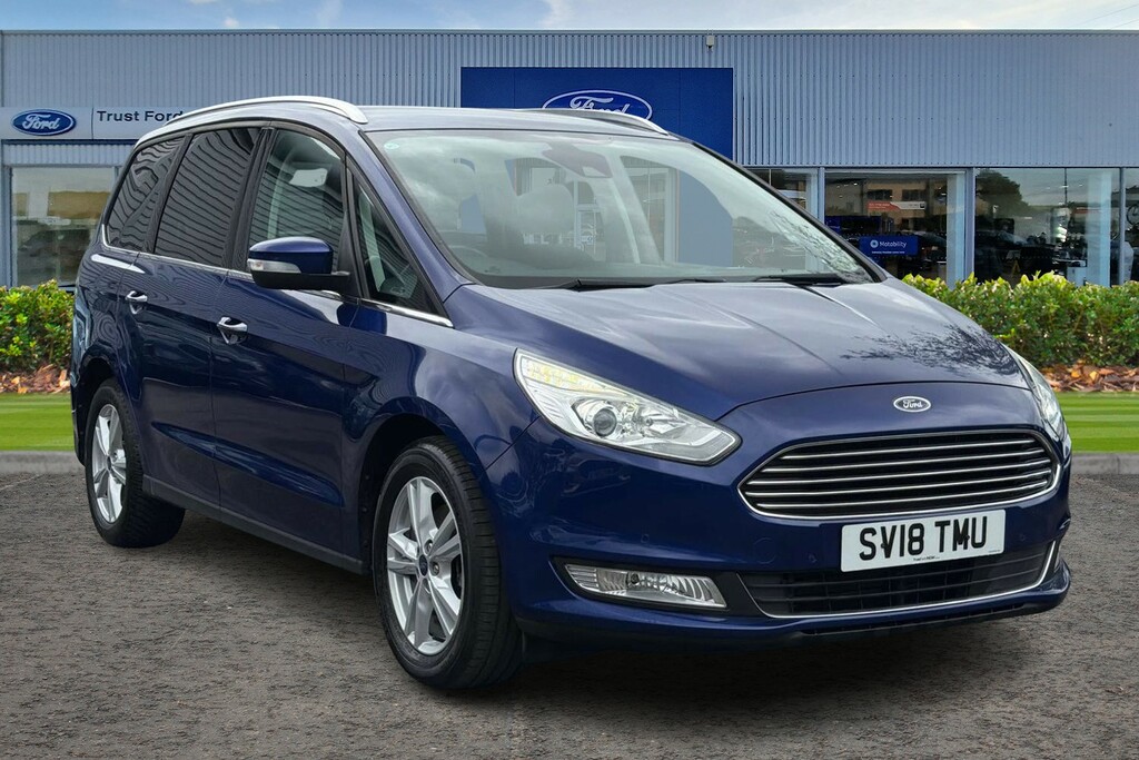 Ford Galaxy 1.5 Ecoboost Titanium With 7 Seats Front Rea Blue