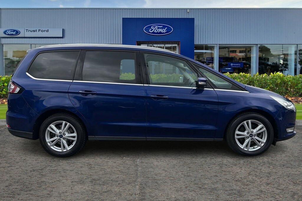 Ford Galaxy 1.5 Ecoboost Titanium With 7 Seats Front Rea SV18TMU Blue #3