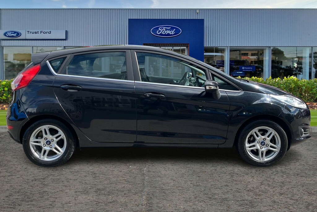 Ford Fiesta 1.6 Zetec Hatchback Powershift Euro 5 WD63VUC Black #3