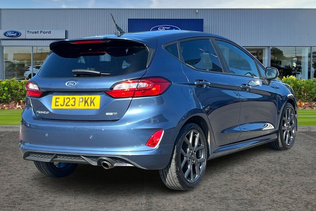 Ford Fiesta 1.0 Ecoboost Hybrid Mhev 125 St-line EJ23PKK Blue #4