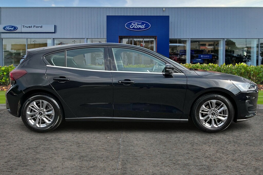Ford Focus 1.0T Ecoboost Mhev Titanium Hatchback H VRZ6734 Black #3