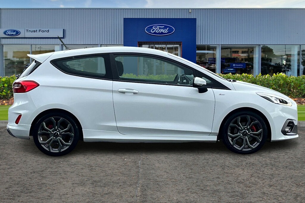 Ford Fiesta 1.0T Ecoboost Gpf St-line Hatchback Man White #3