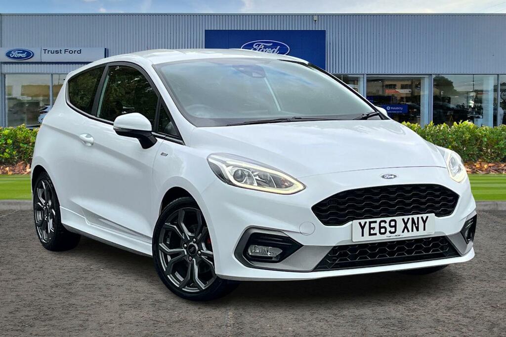 Ford Fiesta 1.0T Ecoboost Gpf St-line Hatchback Man White