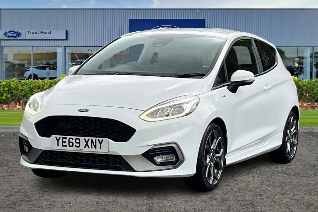 Ford Fiesta 1.0T Ecoboost Gpf St-line Hatchback Man White #5