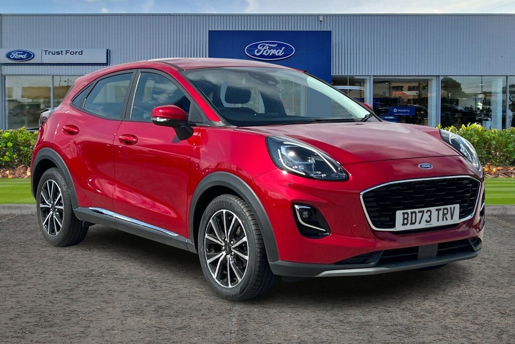 Ford Puma 1.0T Ecoboost Mhev Titanium Suv Hybrid Red