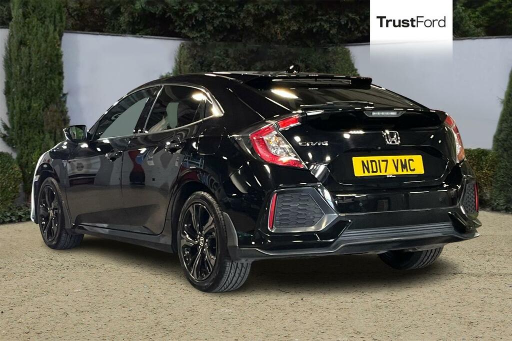 Honda Civic 1.0 Vtec Turbo Sr Black #4