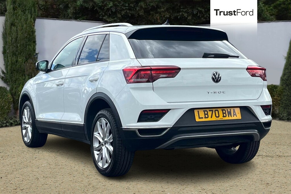 Volkswagen T-Roc 1.5 Tsi Evo Sel Dsg White #2