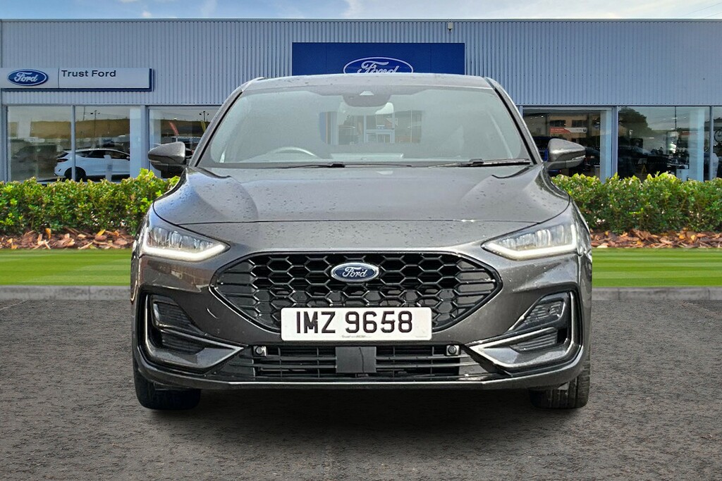 Ford Focus 1.0T Ecoboost Mhev St-line Hatchback Hy IMZ9658 Grey #6