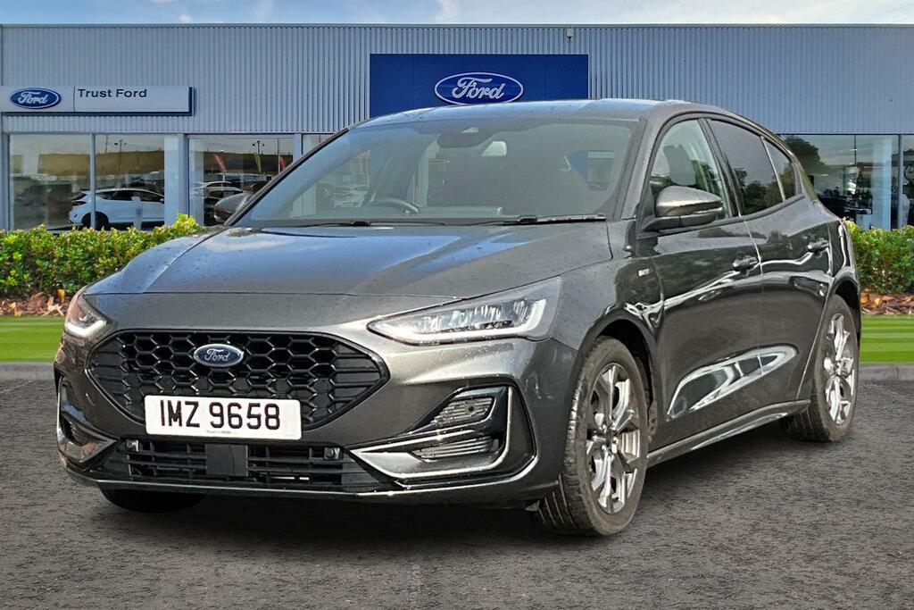 Ford Focus 1.0T Ecoboost Mhev St-line Hatchback Hy IMZ9658 Grey #5