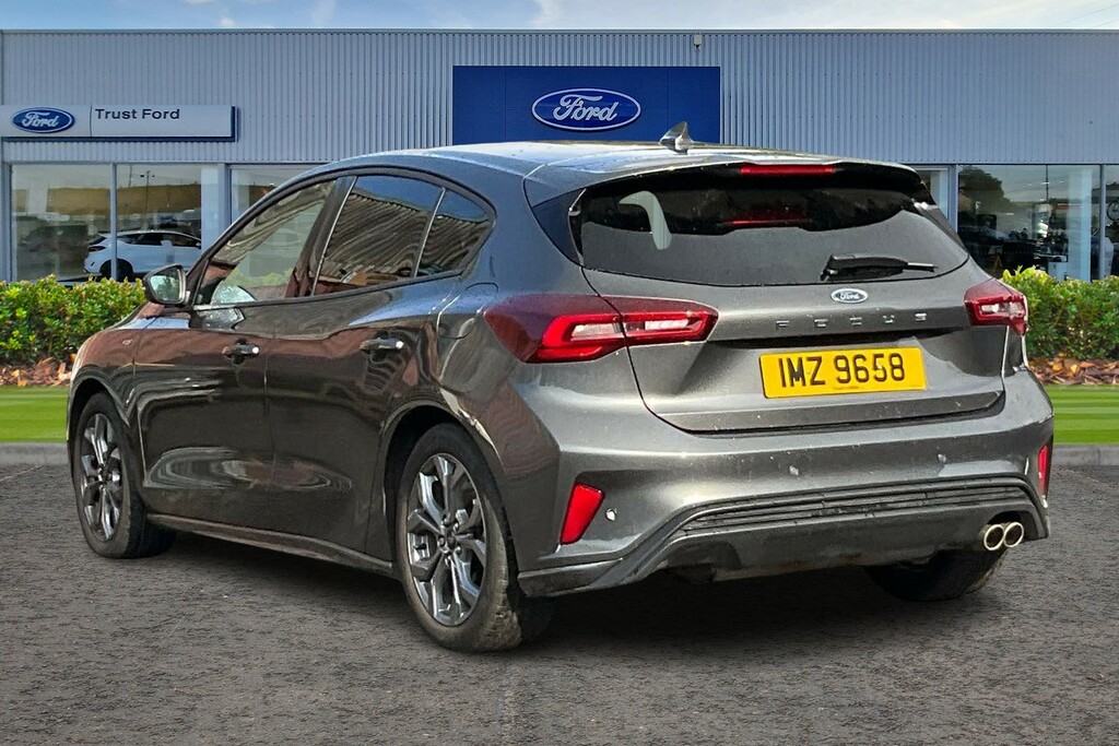 Ford Focus 1.0T Ecoboost Mhev St-line Hatchback Hy IMZ9658 Grey #2