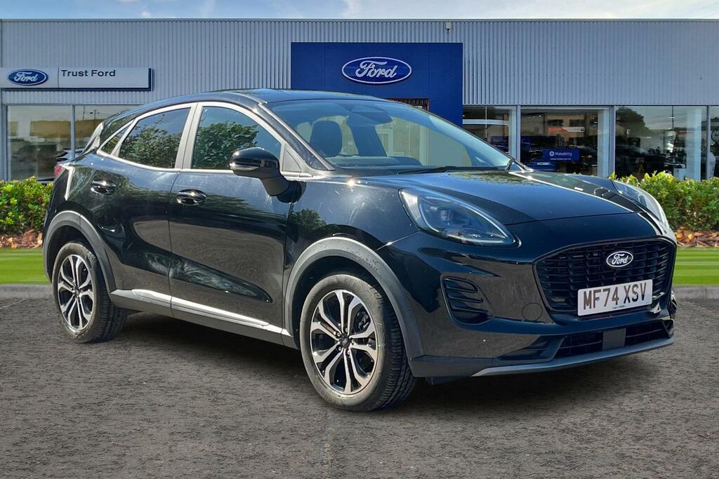 Ford Puma 1.0T Ecoboost Mhev Titanium Suv Hybrid Black