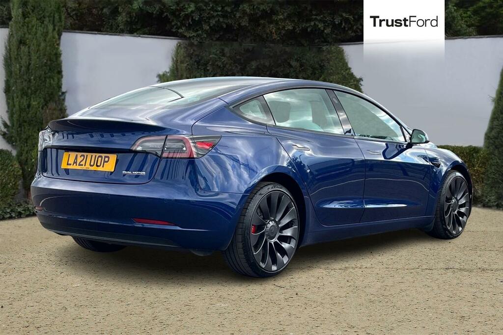 Tesla Model 3 Dual Motor Performance Saloon Blue #4