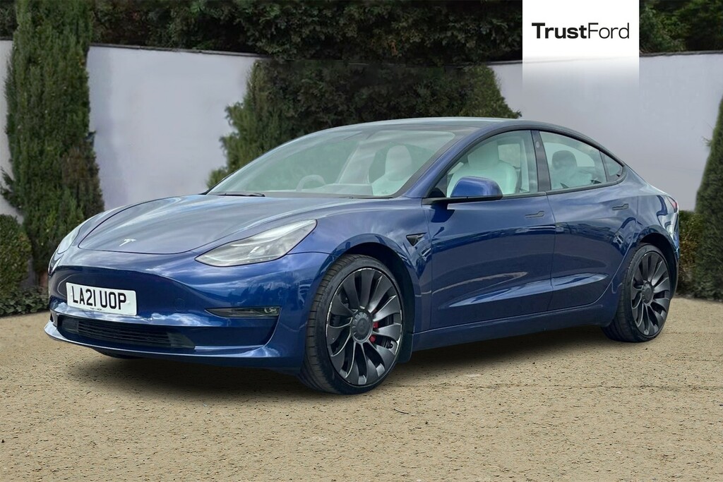 Tesla Model 3 Dual Motor Performance Saloon Blue #5