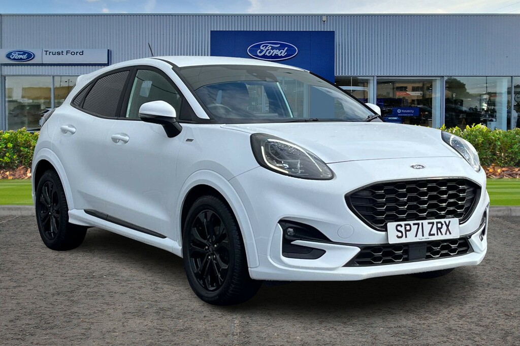 Ford Puma 1.0 Ecoboost Hybrid Mhev St-line Design White