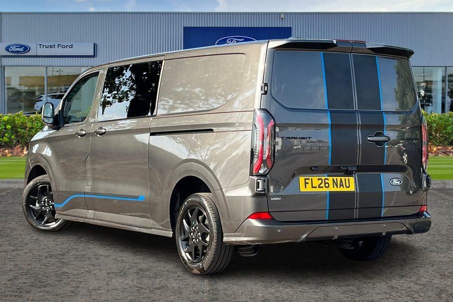 Ford Transit Custom 320 Sport L2 Lwb Double Cab In Van Duratec Ph FL26NAU Grey #2
