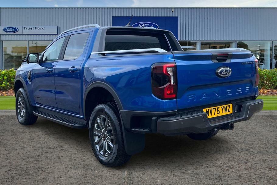 Ford Ranger Wildtrak 2.0 Ecoblue 205Ps 4X4 Double Cab Pic WV75YMZ Blue #2