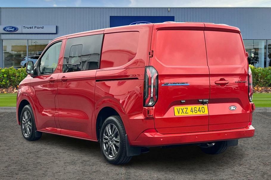 Ford Transit Custom 320 Limited L1 Swb Double Cab In Van Rwd 100K VXZ4640 Red #2
