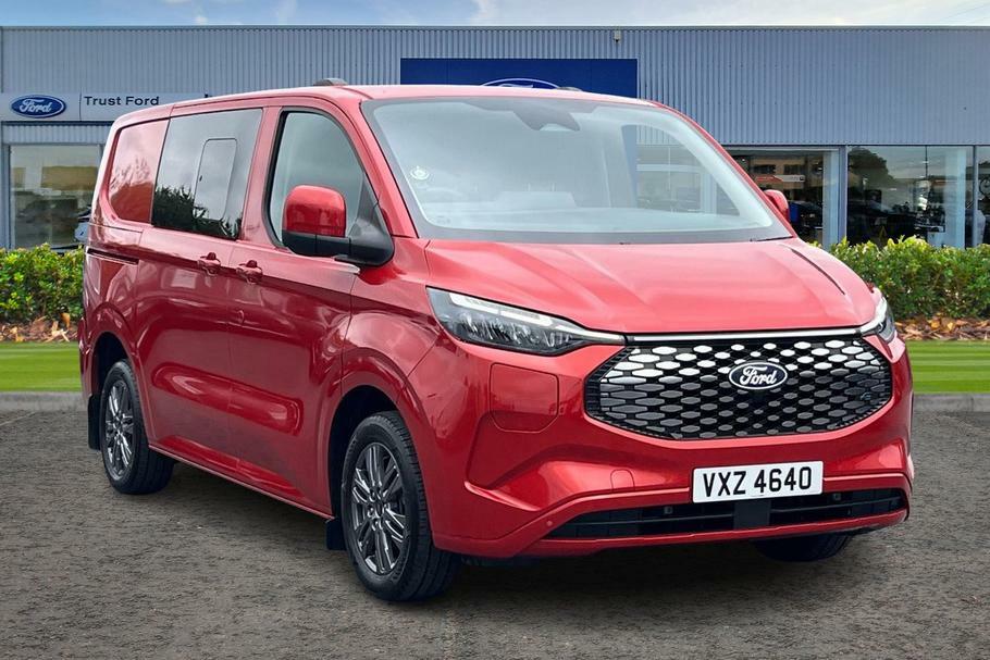 Ford Transit Custom 320 Limited L1 Swb Double Cab In Van Rwd 100K Red