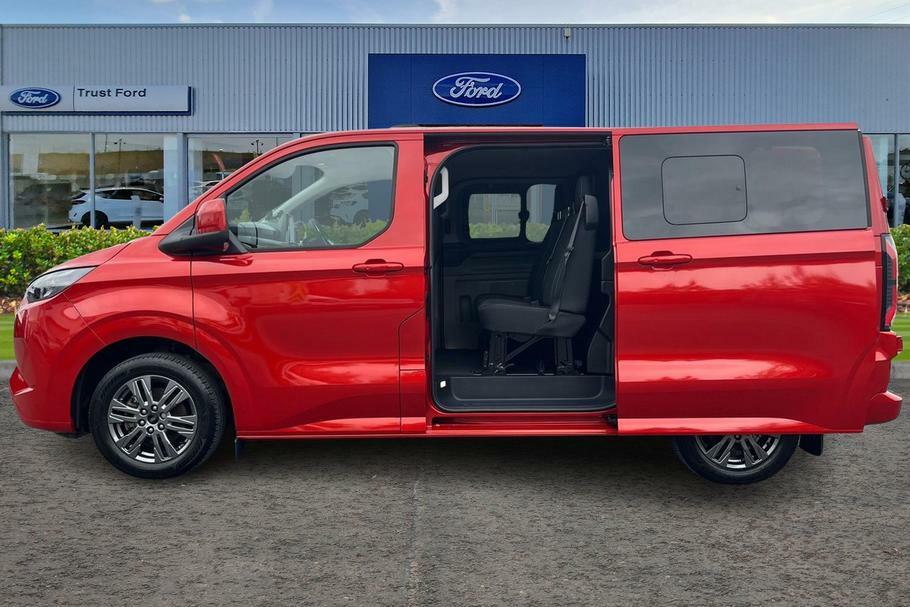 Ford Transit Custom 320 Limited L1 Swb Double Cab In Van Rwd 100K VXZ4640 Red #5