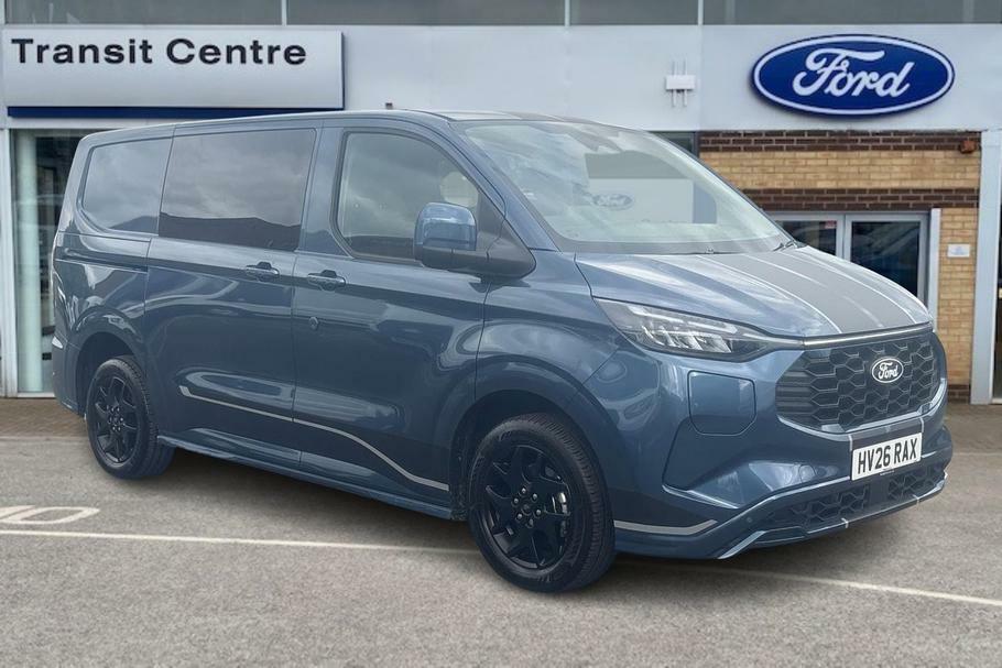 Ford Transit Custom 320 Sport L1 Swb Double Cab Van Fwd 2. Blue