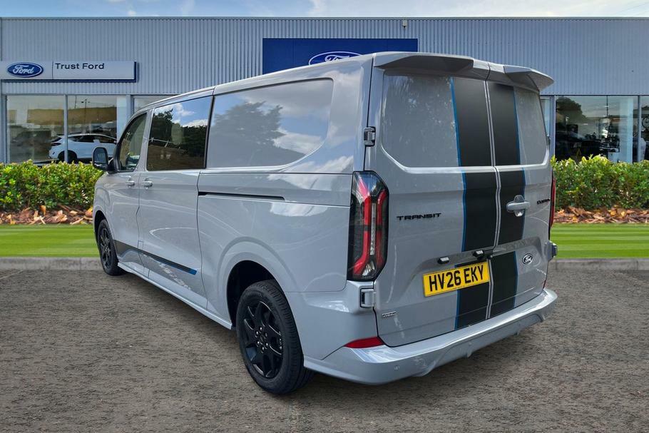 Ford Transit Custom 320 Sport L2 Lwb Double Cab Van Fwd 2. Grey #2