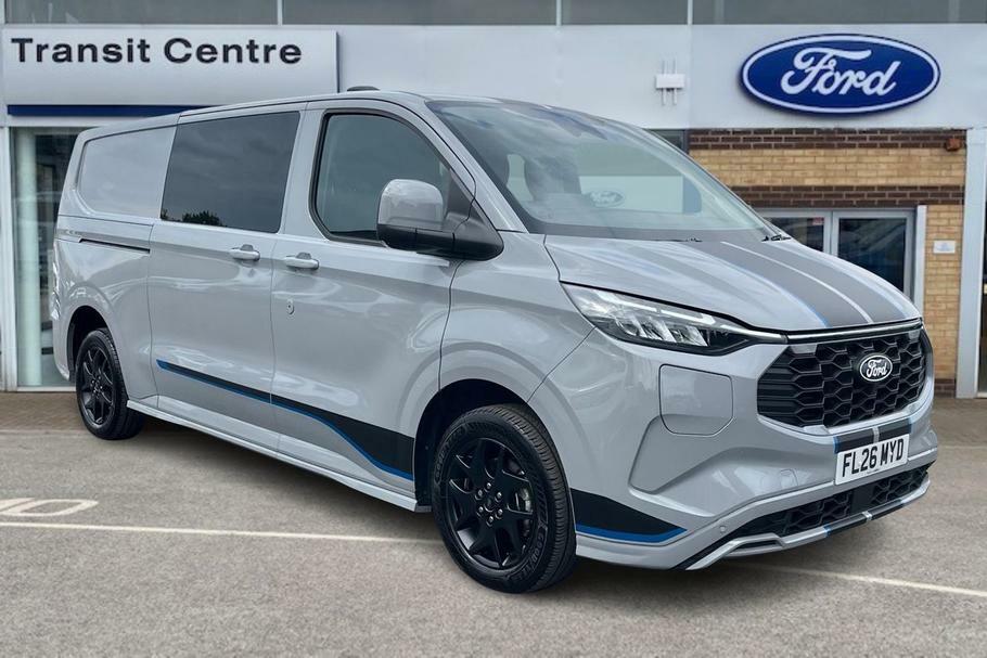 Ford Transit Custom 320 Sport L2 Lwb Double Cab Van Fwd 2. Grey