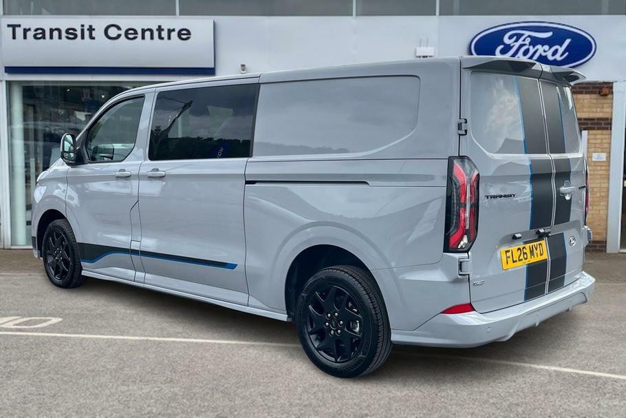 Ford Transit Custom 320 Sport L2 Lwb Double Cab Van Fwd 2. Grey #2