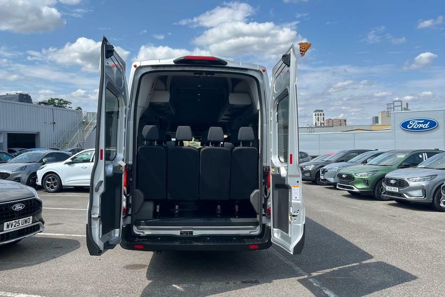 Ford Transit Custom 460 Trend L4 H3 Elwb High Roof 17 Seater Minibus R Silver #6