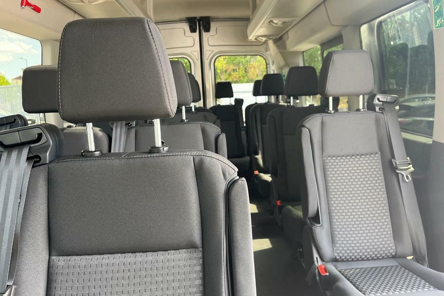 Ford Transit Custom 460 Trend L4 H3 Elwb High Roof 17 Seater Minibus R Silver #4