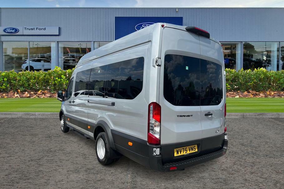 Ford Transit Custom 460 Trend L4 H3 Elwb High Roof 17 Seater Minibus R Silver #2