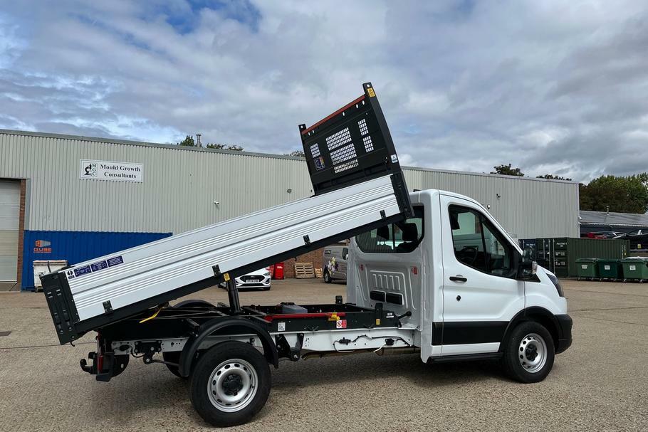 Ford Transit Custom 350 Leader L2 Mwb Single Cab Tipper Rwd 2.0 Ecoblu White #5