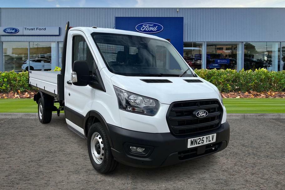 Ford Transit Custom 350 Leader L2 Mwb Single Cab Tipper Rwd 2.0 Ecoblu White