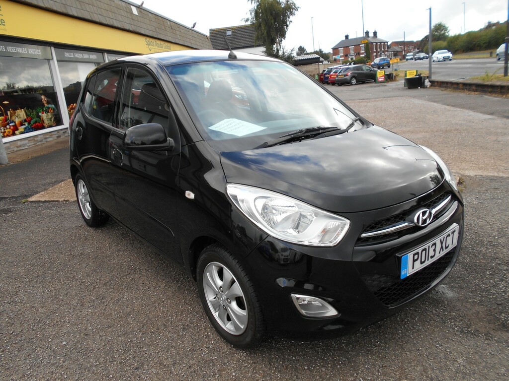 Hyundai I10 Hatchback 1.2 Active 201313 PO13XCT Black #2