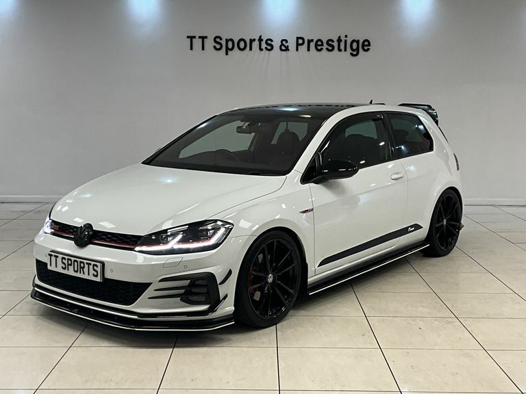 Volkswagen Golf 2.0 Tsi Gti Vienna Nappa Leather Trim, 19 Pre White