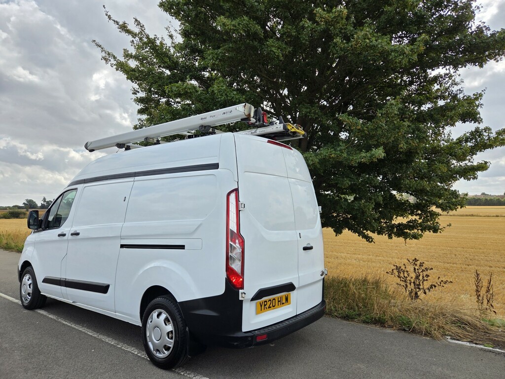 Ford Transit Custom Panel Van 2.0 320 Ecoblue Leader 2020 YR20HLW White #3