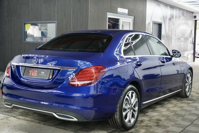Mercedes-Benz C Class 2.0 C200 Sport Saloon G-tronic Euro 6 Blue #6