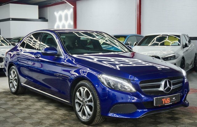 Mercedes-Benz C Class 2.0 C200 Sport Saloon G-tronic Euro 6 Blue #5