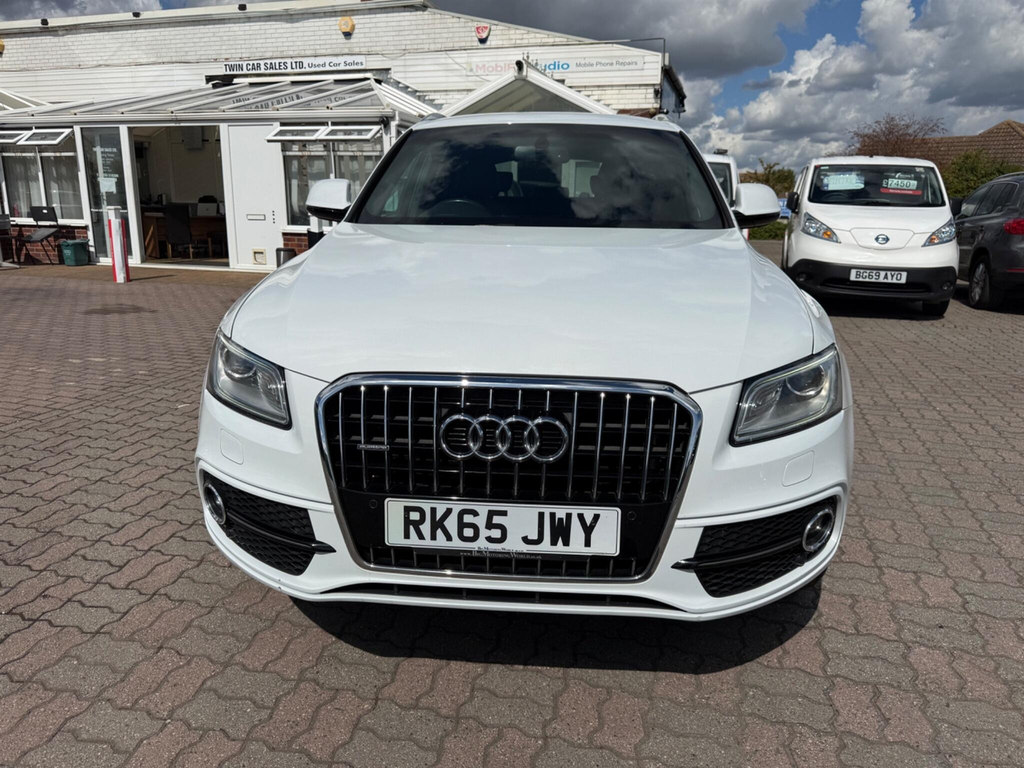 Audi Q5 2.0 Tdi S Line Plus S Tronic Quattro Euro 6 Ss White #2