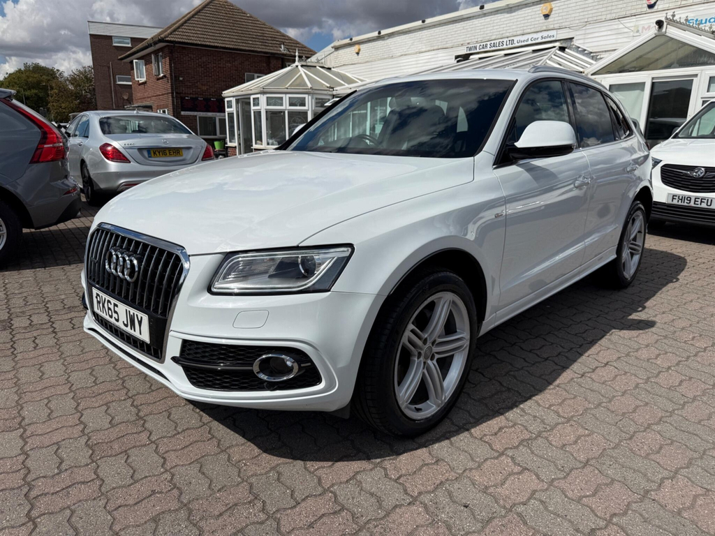 Audi Q5 2.0 Tdi S Line Plus S Tronic Quattro Euro 6 Ss White #3