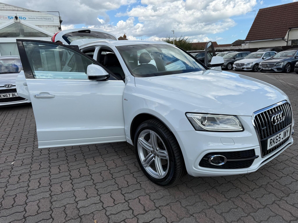 Audi Q5 2.0 Tdi S Line Plus S Tronic Quattro Euro 6 Ss White #5