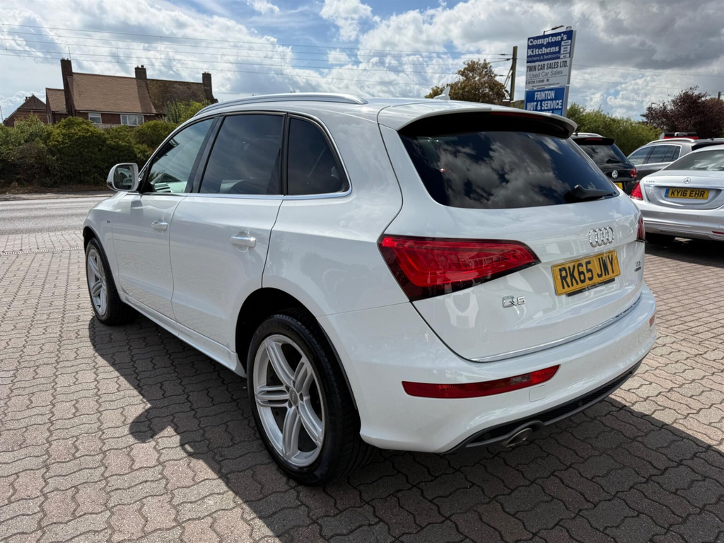 Audi Q5 2.0 Tdi S Line Plus S Tronic Quattro Euro 6 Ss White #4