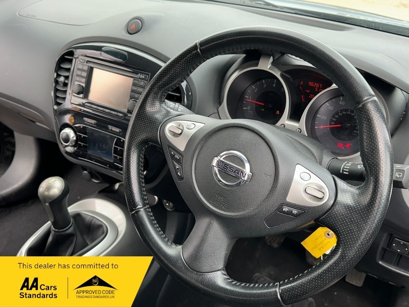 Nissan Juke Acenta Premium Sat Nav KY12BVA Blue #2