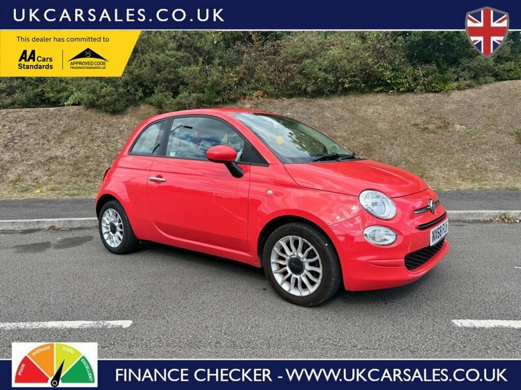 Fiat 500 1.2L Pop Star NX68FLH Pink