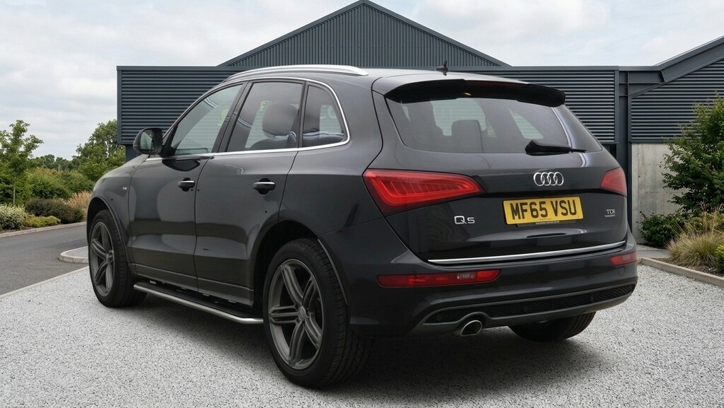 Audi Q5 2.0 Tdi S Line Plus 2015 MF65VSU Black #4
