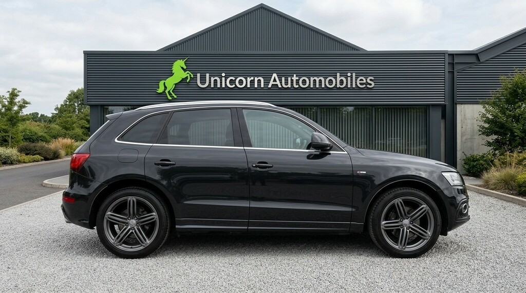 Audi Q5 2.0 Tdi S Line Plus 2015 MF65VSU Black #2