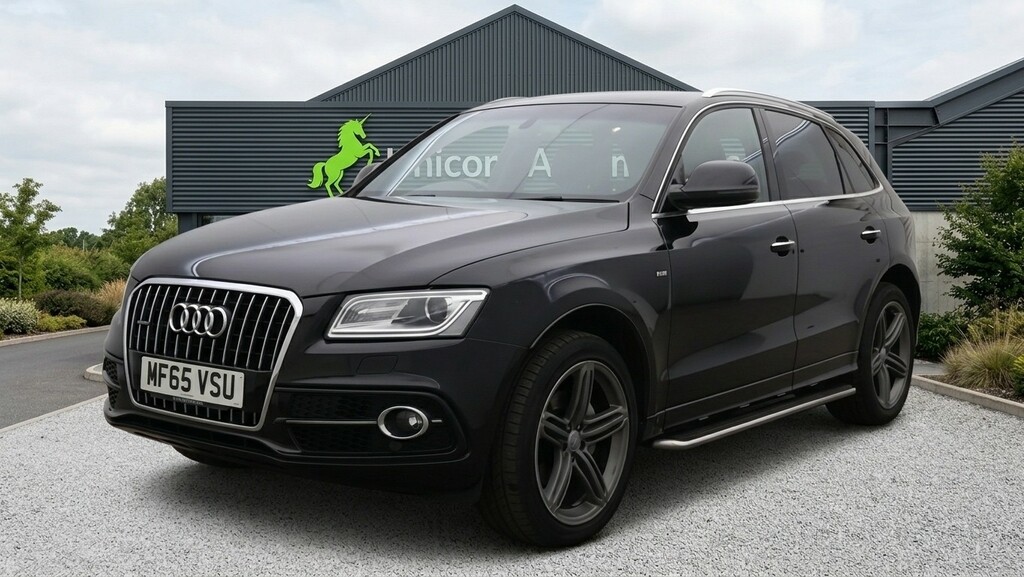 Audi Q5 2.0 Tdi S Line Plus 2015 MF65VSU Black #6