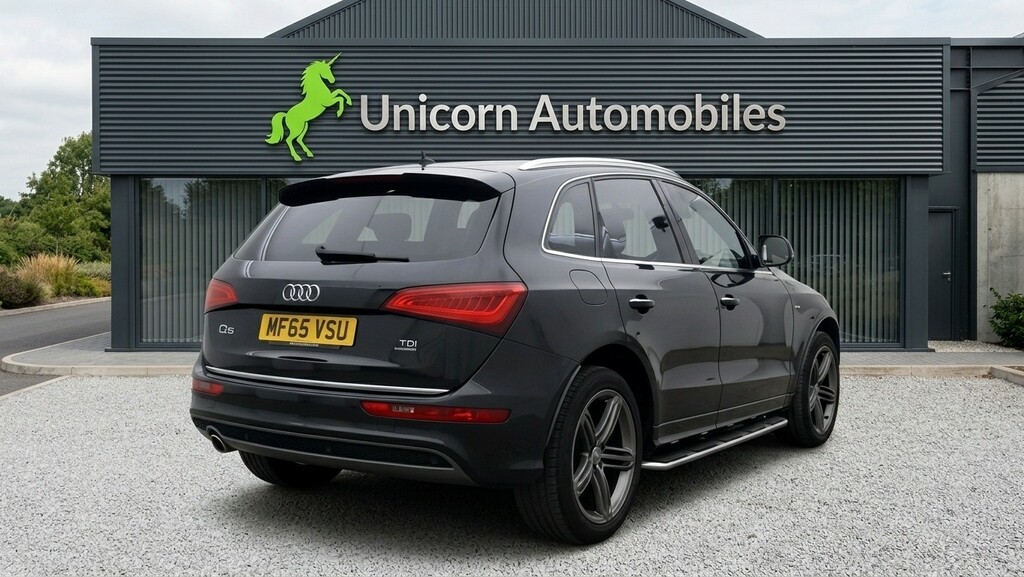 Audi Q5 2.0 Tdi S Line Plus 2015 MF65VSU Black #3